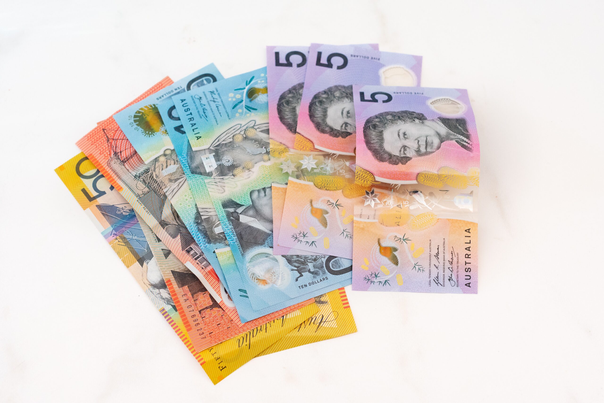 Australian dollar banknotes